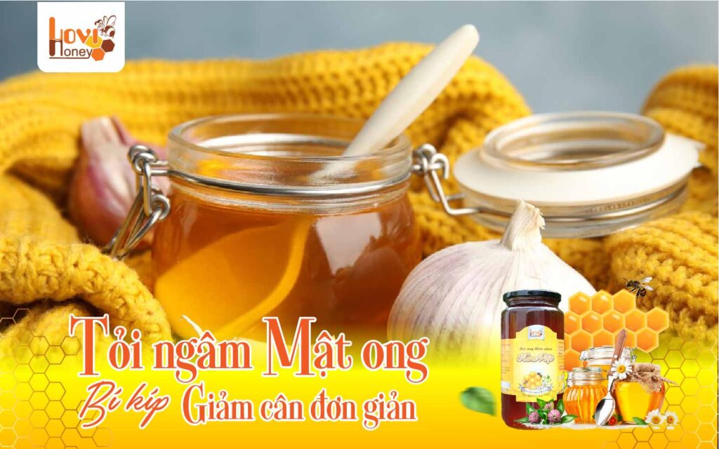 Bí kíp giảm cân cực đơn giản với Tỏi ngâm mật ong