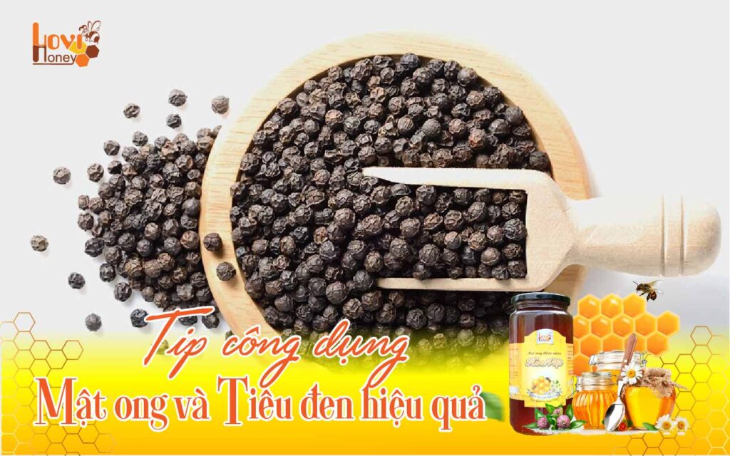 Tips công dụng mật ong và tiêu đen hiệu quả