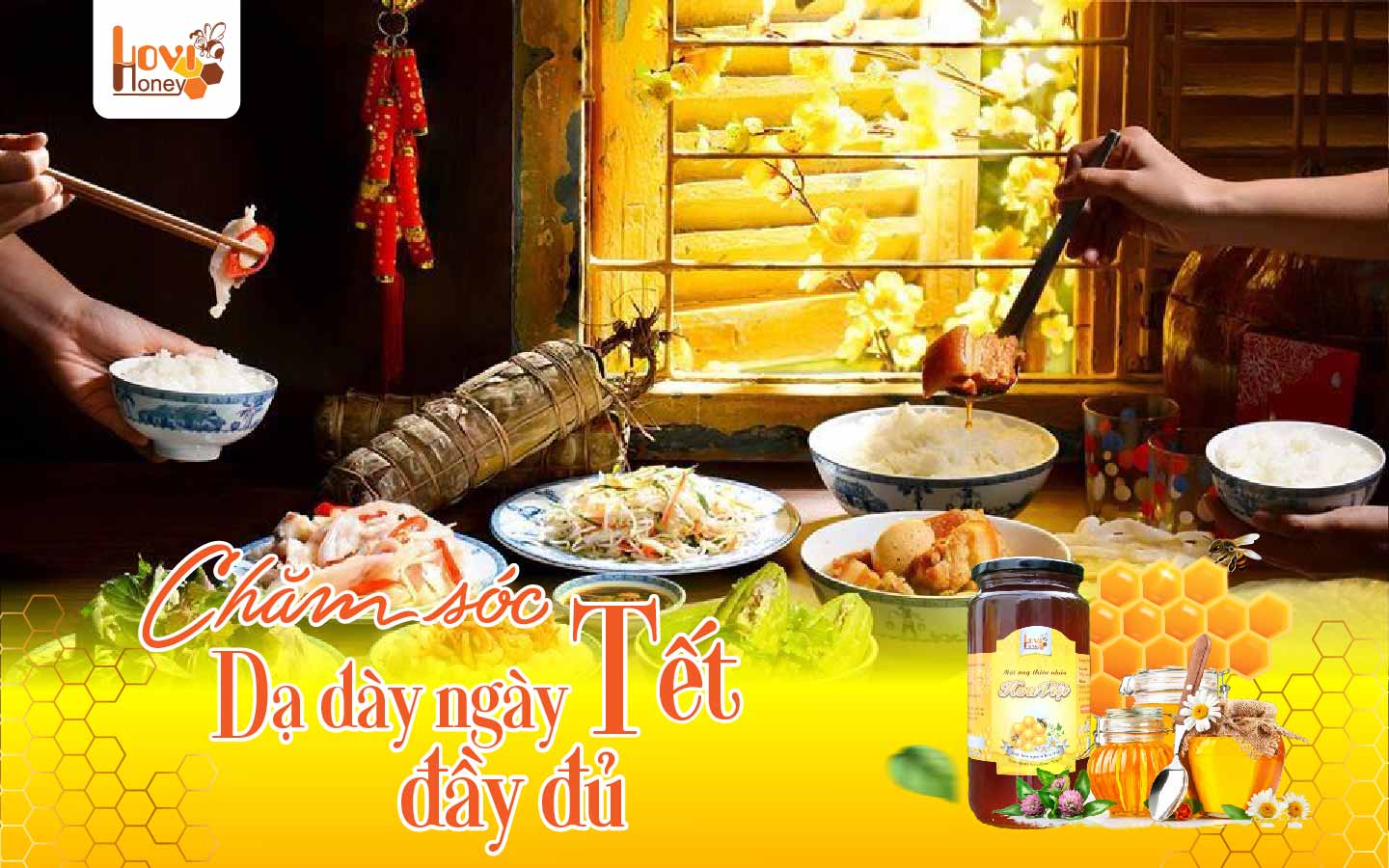 cham-soc-da-day-ngay-tet-bang-tinh-bot-nghe-hovhoney