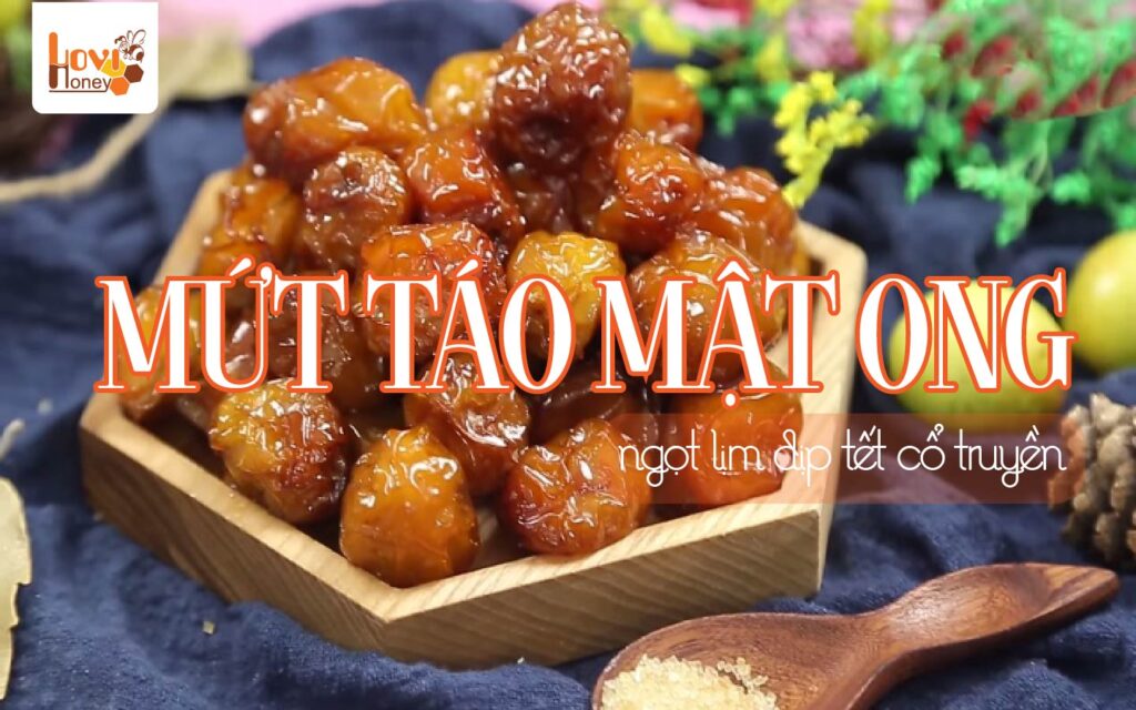 Cách làm mứt táo Mỹ mật ong siêu đơn giản đón Tết